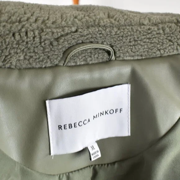 Rebecca Minkoff Harley Wool Teddy Jacket Coat - XL - Picture 9 of 10